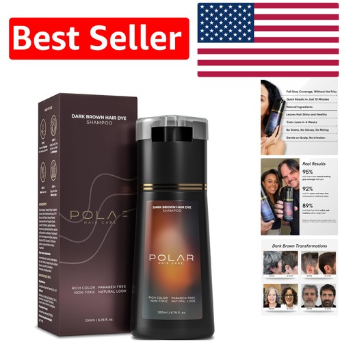 Polar haircare dark brown dye - polar,