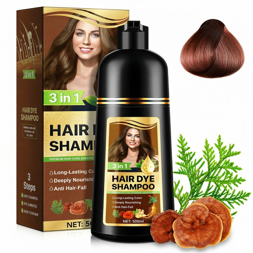 Hair dye shampoo 500ml - dye,