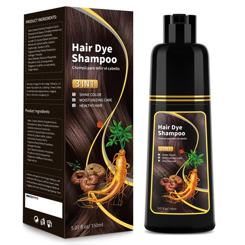 Hair dye shampoo - dye, 3