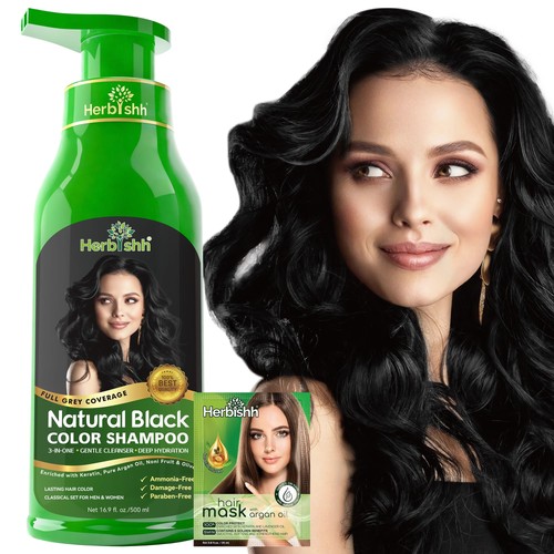 Herbishh hair colour shampoo - colour,