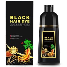 Hair Dye Shampoo Black 3 in 1