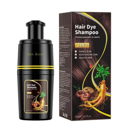 Dark brown hair dye - brown,