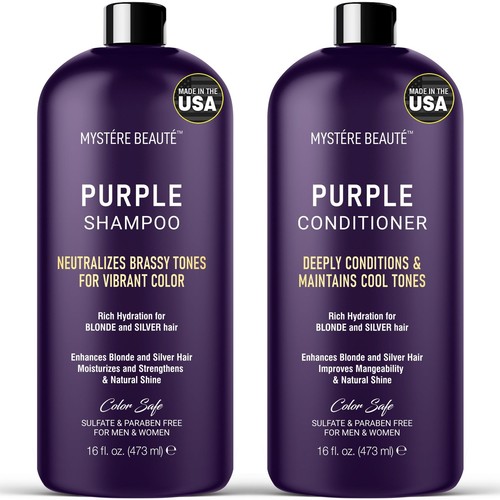 Purple shampoo and conditioner - purple,